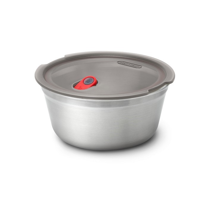 BLACK+BLUM - Lunchbox stalowy okrągły 0,95l. Multifunction