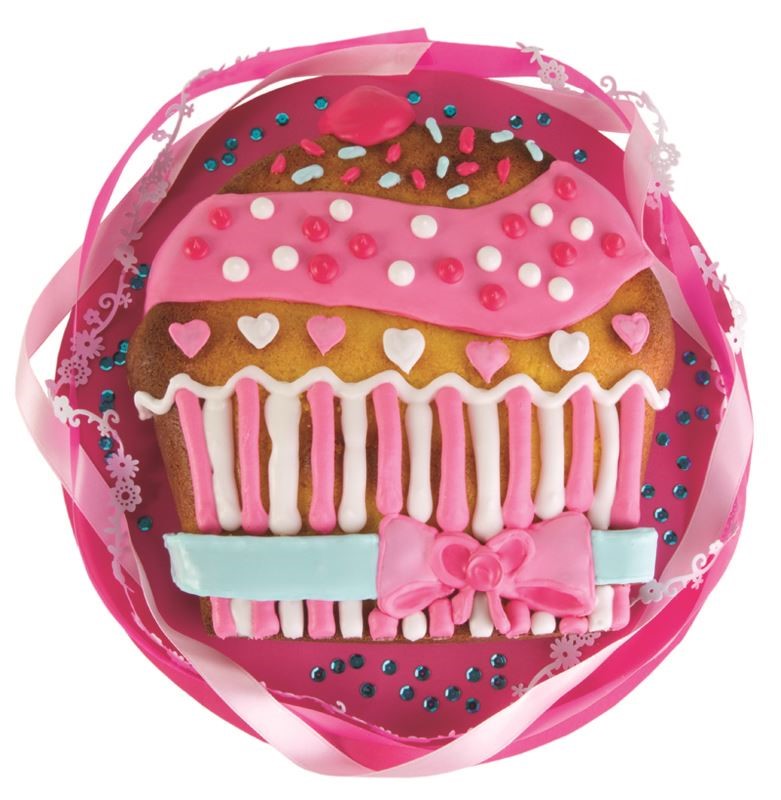 Pavoni Forma na ciasto/tort CUPCAKE (muffin) różowa
