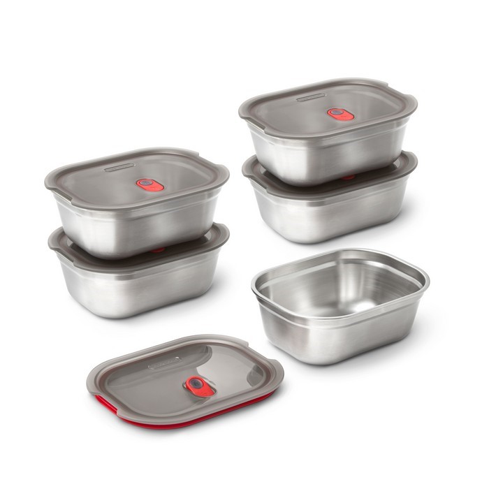 BLACK+BLUM - Lunchbox stalowy 0,9l. Multifunction