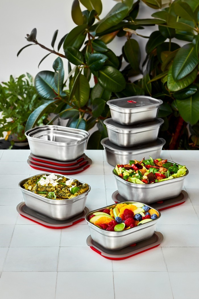 BLACK+BLUM - Lunchbox stalowy 0,6l. Multifunction