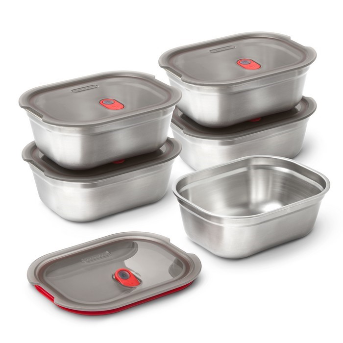 BLACK+BLUM - Lunchbox stalowy 0,9l. Multifunction