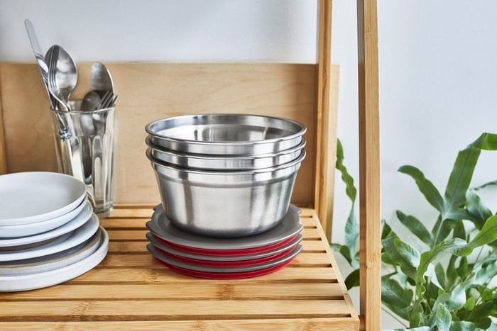 BLACK+BLUM - Lunchbox stalowy okrągły 0,95l. Multifunction