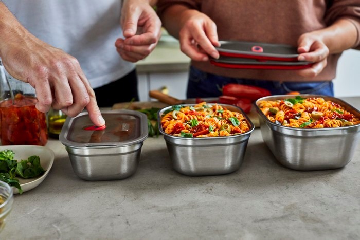 BLACK+BLUM - Lunchbox stalowy 0,9l. Multifunction