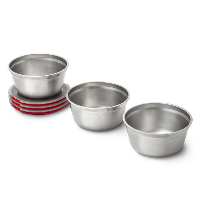 BLACK+BLUM - Lunchbox stalowy okrągły 0,95l. Multifunction
