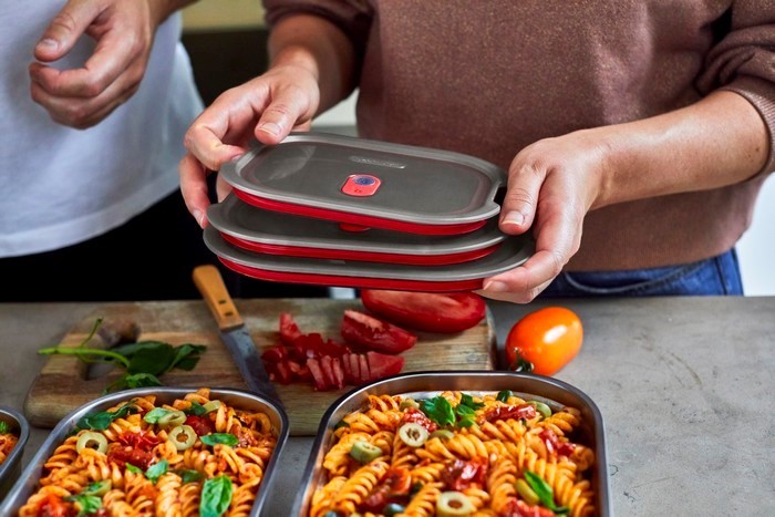 BLACK+BLUM - Lunchbox stalowy 0,9l. Multifunction