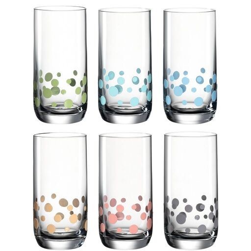 Leonardo Daily Zestaw 6 kolorowych szklanek 