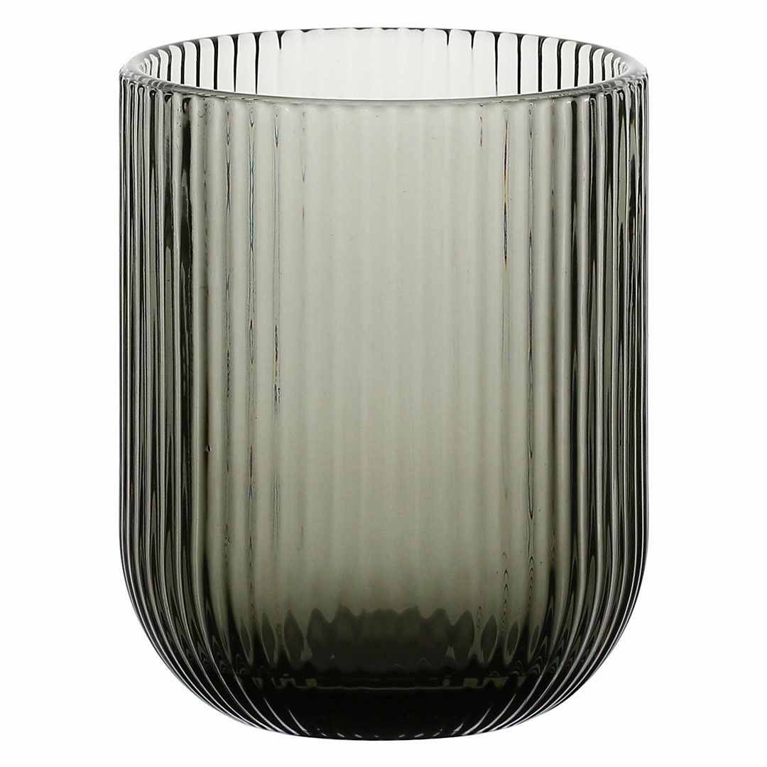 ROSE&TULIPANI TWISTY Szklanka szara 260 ml