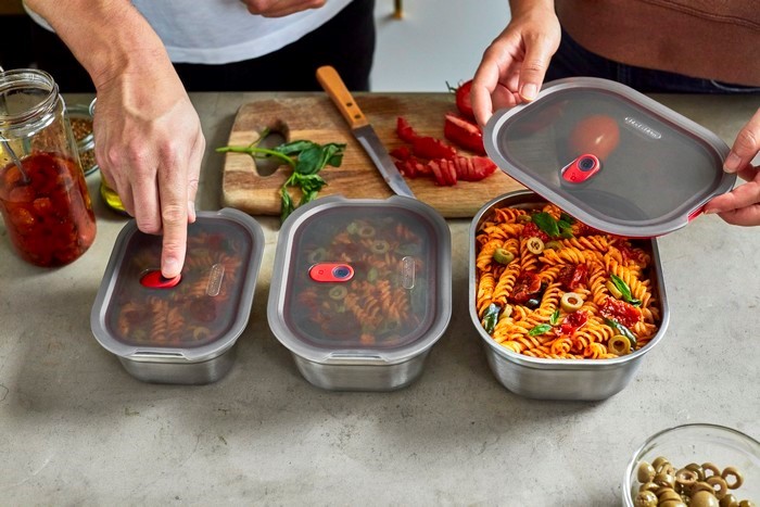 BLACK+BLUM - Lunchbox stalowy 0,6l. Multifunction