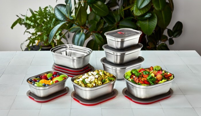 BLACK+BLUM - Lunchbox stalowy 0,6l. Multifunction