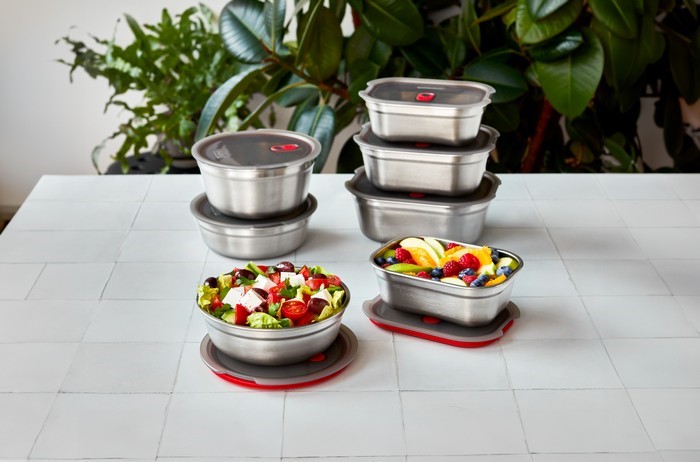 BLACK+BLUM - Lunchbox stalowy 0,9l. Multifunction