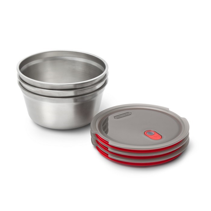 BLACK+BLUM - Lunchbox stalowy okrągły 0,95l. Multifunction