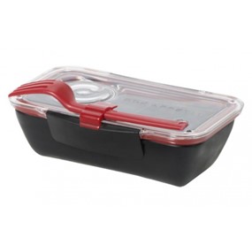 Black+Blum Pojemnik BENTO BOX czarno/czerwony