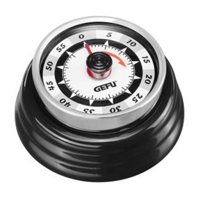 GEFU Timer RETRO, black