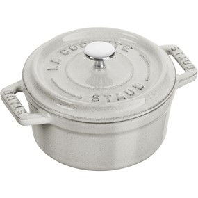 Staub Mini Cocotte Mini garnek żeliwny okrągły 250 ml, truflowy