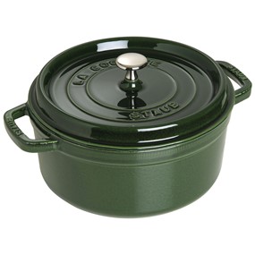 Staub La Cocotte Garnek żeliwny okrągły 5.2 ltr, zielony