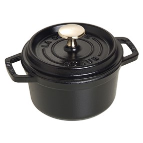 Staub La Cocotte Garnek żeliwny okrągły 800 ml, czarny