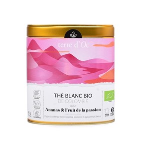 Terre d'Oc Herbata biała 50g ananas/passiflora White tea