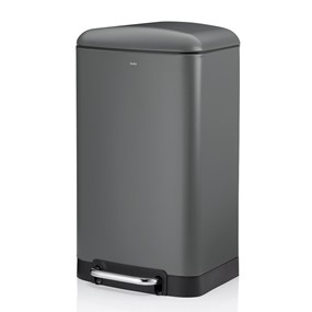 KELA - Kosz na śmieci 30 l szary Davino