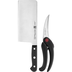 Zwilling Gourmet Zestaw: chiński tasak 18 cm + nożyce