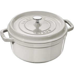 Staub La Cocotte Garnek żeliwny okrągły 2.2 ltr, truflowy