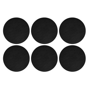 SELTMANN LIFE FASHION GLAMOROUS BLACK Zestaw 6 talerzy do sałatek 22.5 cm