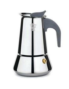 PEZZETTI STEELEXPRESS Stalowa kawiarka indukcyjna (2 filiżanki) - Srebrny