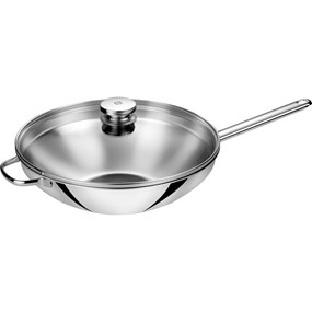 Zwilling Zwilling Plus Wok z 2 uchwytami z pokrywką 32 cm