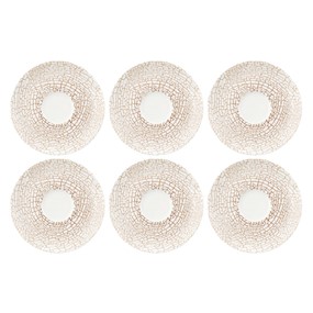 SELTMANN LIBERTY KRAKELEE Zestaw 6 spodków 16.5 cm