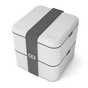 Monbento Bento Squere Lunchbox Grey Coton