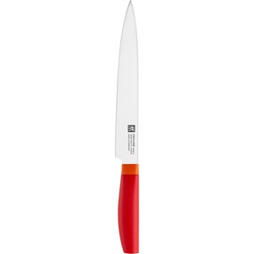 Zwilling Now S Nóż do wędlin 18 cm czerwony