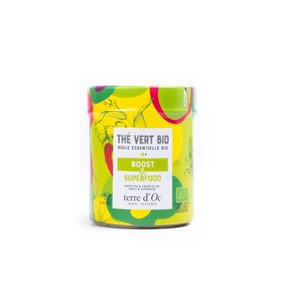 Terre d'Oc Herbata zielona 80g Boost Wellness