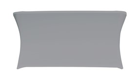 VERLO Pokrowiec na stół prostokątny dł. 182,9 cm szary