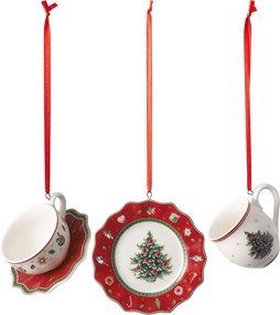 Villeroy&Boch Toy's Delight Decoration  Zestaw ozdób naczynia  3el.