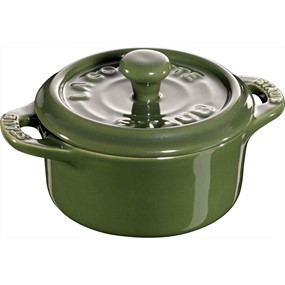 Staub Gift Giving Mini cocotte okrągły 200 ml, zielony