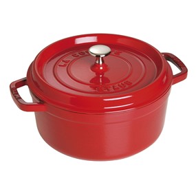 Staub La Cocotte Garnek żeliwny okrągły 5.2 ltr, czerwony