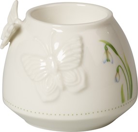 Villeroy&Boch  Colourful Spring świecznik na tealight, biały/zielony