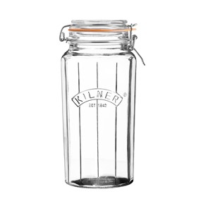 KILNER Słoik 1,8l, Facetted Clip Top Jars