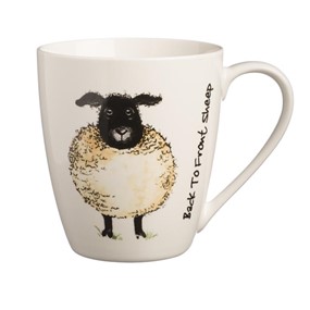 Price & Kensington Kubek 350ml Back To Front Sheep Mug