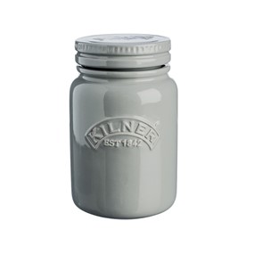 KILNER Słoik ceramiczny, szary, Ceramic Push Top