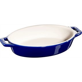Staub Cooking Owalny półmisek ceramiczny 400 ml, niebieski