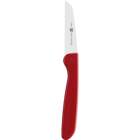 Zwilling TWIN Grip Nóż do obierania warzyw 7 cm czerwony