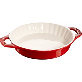 Staub Cooking Okrągły półmisek ceramiczny do ciast 1.2 ltr, czerwony