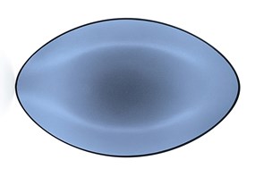 REVOL Equinoxe Talerz Owalny 35X22,3 cm. Niebieski