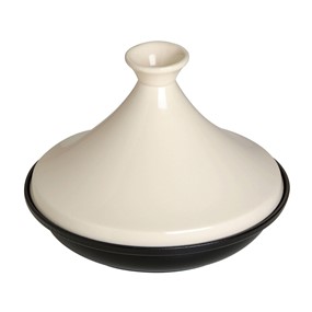 Staub Naczynie do tajine 20 cm, beżowoczarny