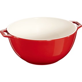 Staub Serving Miska z dwoma uchwytami 25 cm, czerwony