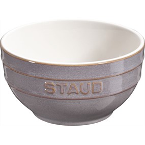 Staub Serving Miska okrągła 17 cm, antyczny szary