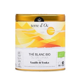 Terre d'Oc Herbata biała 50g wanilia/tonka White tea