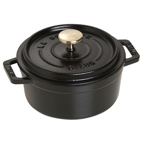 Staub La Cocotte Garnek żeliwny okrągły 400 ml, czarny