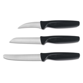 Wusthof Create Collection Zestaw 3 noży do warzyw czarne