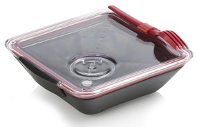 Black+Blum Lunch box BOX APPETITE czarno/czerwony